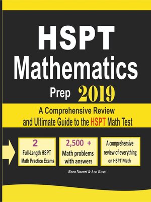 cover image of HSPT Mathematics Prep 2019